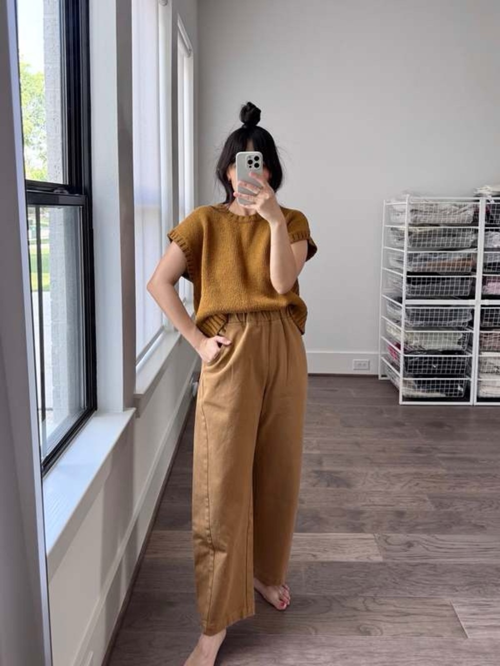 Le Bon Shoppe Arc Pants - S Tobacco - NWOT - Picture 2 of 6